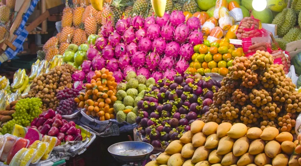 exotic colombian bogota fruits